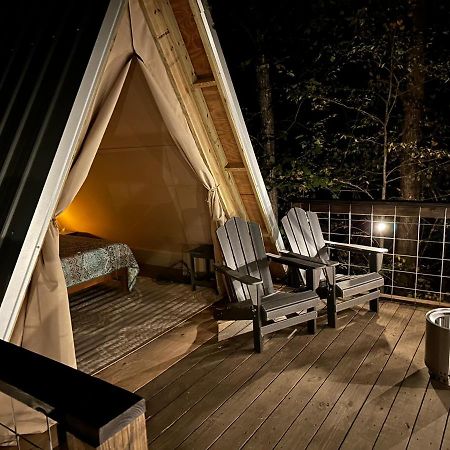 Bohamia - Cozy A-Frame Glamp On 268 Acre Forest Retreat Talladega Buitenkant foto