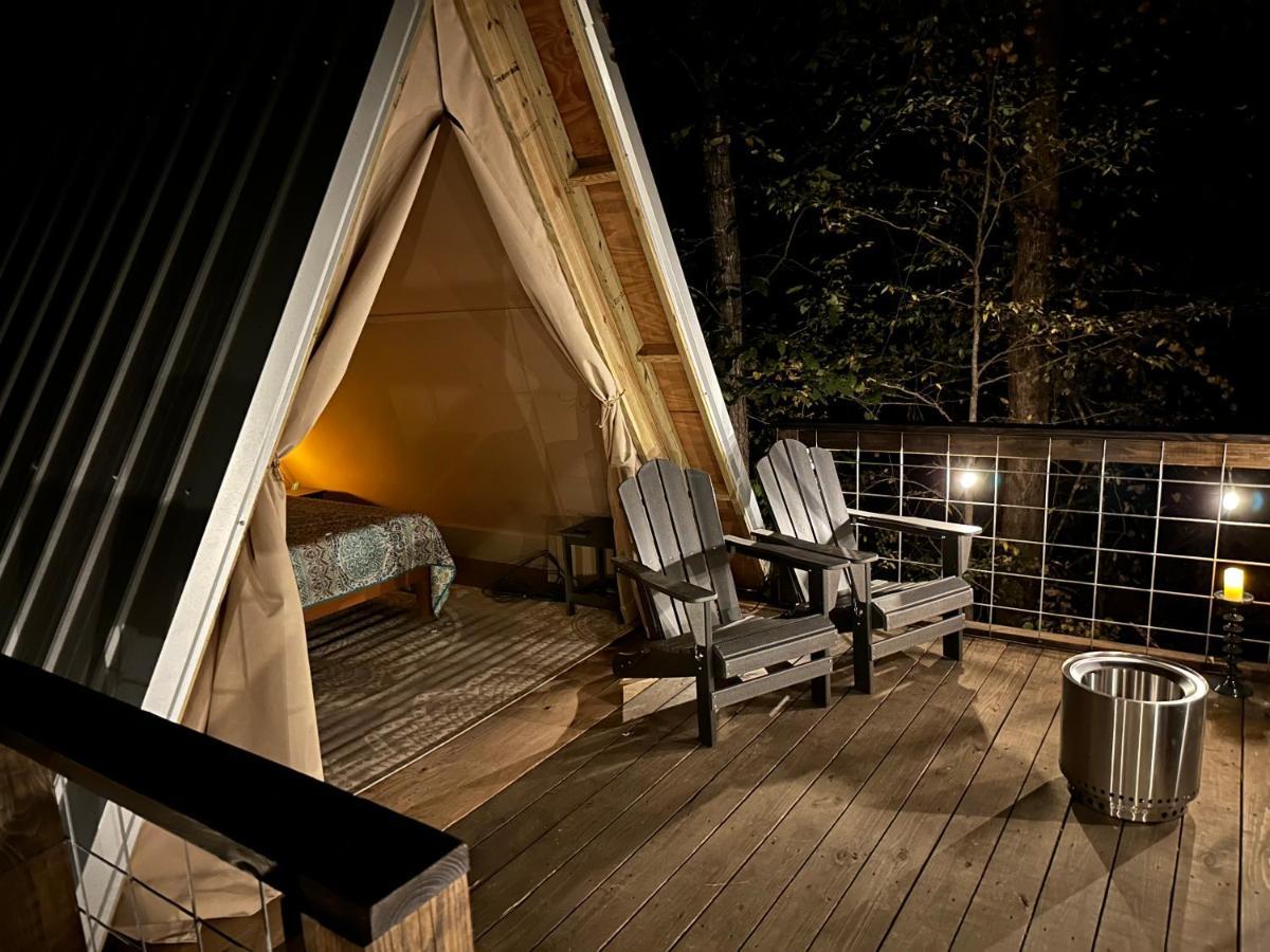 Bohamia - Cozy A-Frame Glamp On 268 Acre Forest Retreat Talladega Buitenkant foto