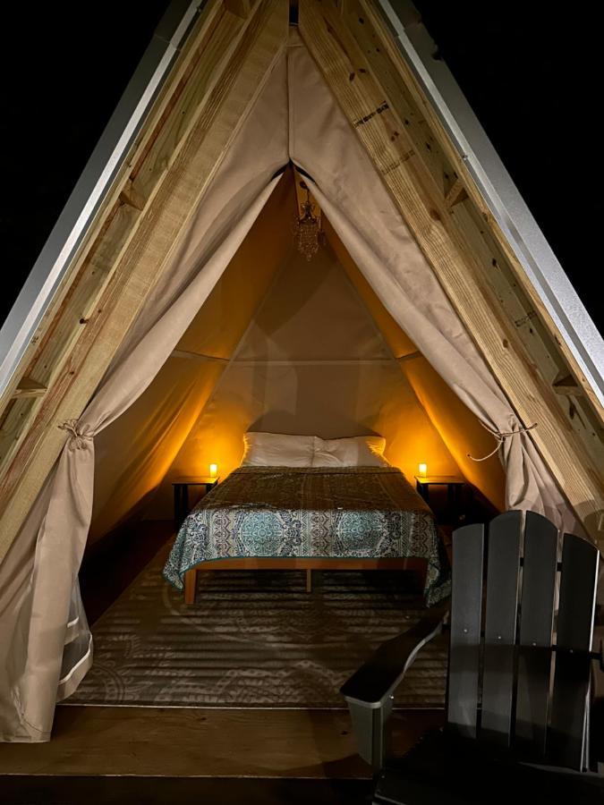 Bohamia - Cozy A-Frame Glamp On 268 Acre Forest Retreat Talladega Buitenkant foto