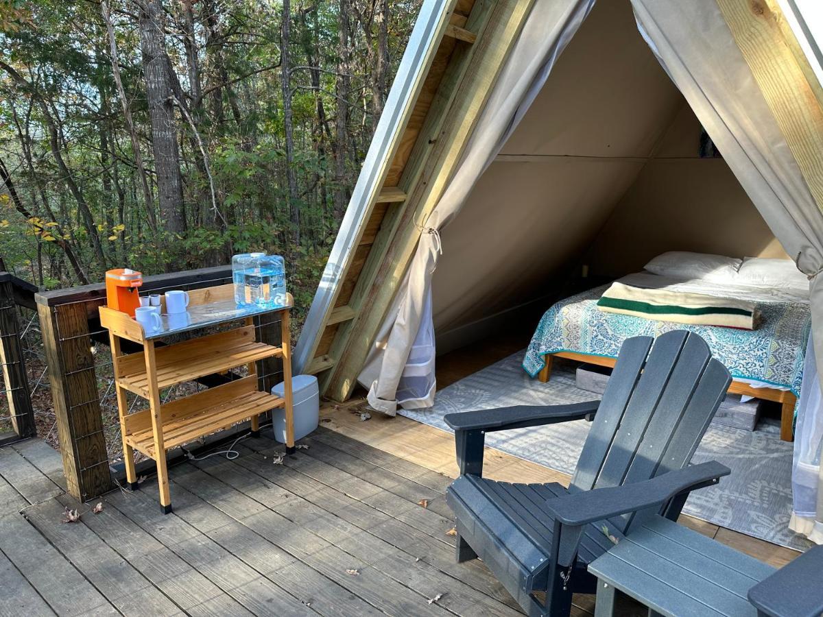 Bohamia - Cozy A-Frame Glamp On 268 Acre Forest Retreat Talladega Buitenkant foto